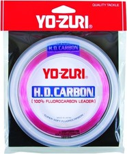 Yo-Zuri H.D. Fluorocarbon Wrist Spool 100-Yard Leader Line, 20-Pound, Pink