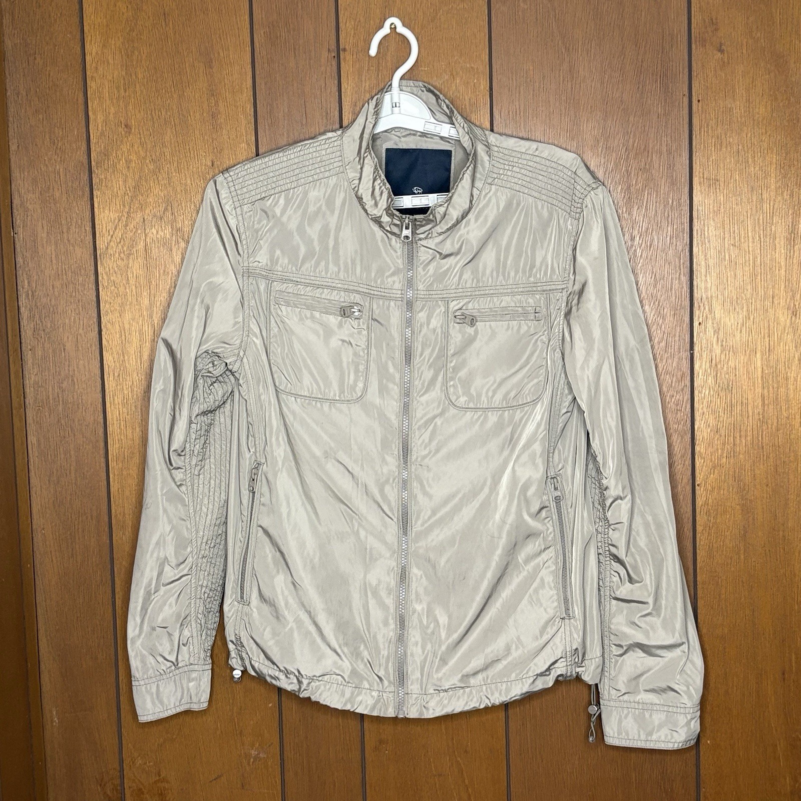 S M Taupe Utility Modern Streetwear Urban