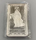 Pamp 10 Ounce 999 Fine Silver Bar Lady Of Liberty w/ TONING in plastic L23956
