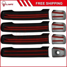 Door Handle Cover Carbon Fiber Front Rear Left Right For 2007-2013 Nissan Altima Door Handle Cover Carbon Fiber Front Rear Left Right For 2007-2013 Nissan Altima