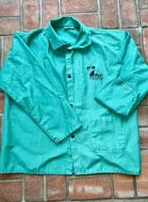 Itex REVCO Banox FR3 XL Workwear Flame Resistant Welding Coat Jacket Canvas Snap