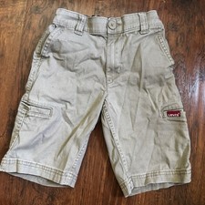 LEVI'S Youth Cargo Short Size 8 Reg Khaki