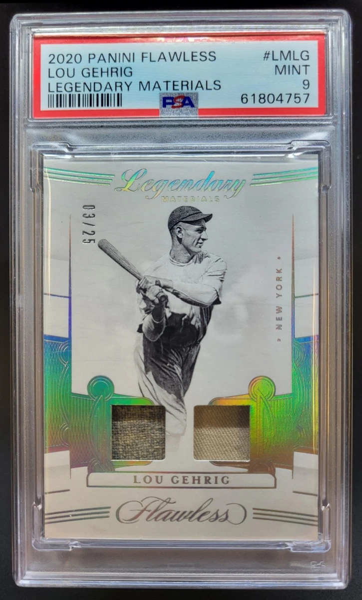 Panini Lou Gehrig Baseball Serial Numbered Sports Trading Cards