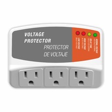 Refrigerator Surge Protector, Home Appliance Wall Outlet Plug, 120-New, White