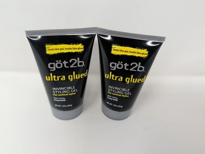 [2 PACK]got2b ultra glued Invincible Styling Glue Non Sticky Hold 1.25oz New