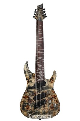 Schecter Omen Elite-8 Multiscale 8-string Electric Guitar - Charcoal