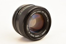 Canon New FD 50mm f/1.4 Standard Prime Manual Focus Lens Vintage V28