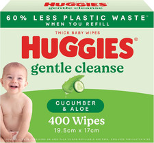 Thick Baby Wipes Cucumber and Aloe 400 Count