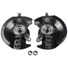 Front Steering Knuckles & Wheel Bearing Hubs for Honda Civic 1.7L 2003- 2005