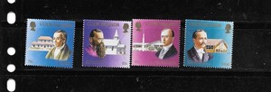 COOK ISLANDS SC#1029-32 RELIGION HISTORY MNH XF OLD PICTORIAL TOPICAL  STAMP SET