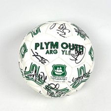 Plymouth Argyle Signed Football 2013/14 Squad x19 Autographs PAFC