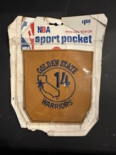 1969 Topps Vintage Golden State Warriors NBA Iron On/Sew On Patch Rare