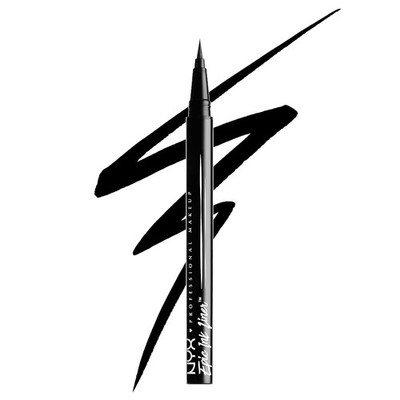 NYX PROFESSIONAL MAKEUP Epic Ink Liner, Waterproof Liquid Eyeliner - Black, Vega