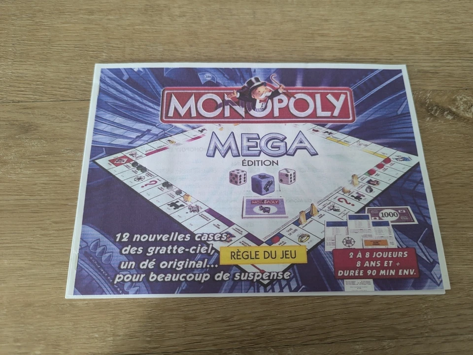 Monopoly "Méga édition" de 2 à 8 joueurs - Hasbro 2012 - Occasion BE - Bild 4 von 4