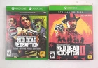 Red Dead Redemption 2 II Special Edition + Red Dead GOTY Xbox One Bundle Lot CIB