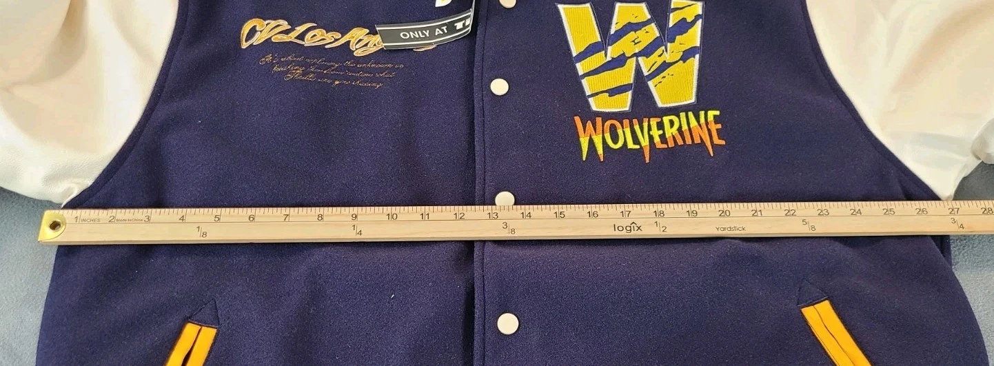 CVLA x Marvel Wolverine Varsity Jacket  Men's