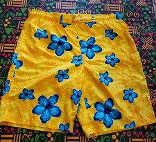 ARIZONA JEAN CO Men's Board Shorts Size Medium Surf Swim Trunks Flowers  Ladies
