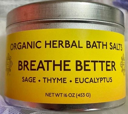 Соль для ванн Four Elements Organic Herbals Breathe Better Breathe Better контейнер на 16 унций 5290₽