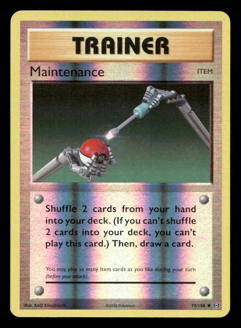 Maintenance Reverse Holofoil XY - Evolutions 79/108 LP Pokemon