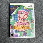 Kirby's Epic Yarn (Nintendo Wii, 2010) Complete With Case & Manual !