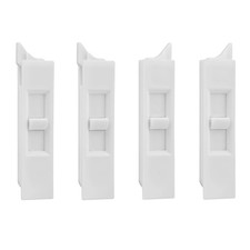 BOLWHAO Window Tilt Latch Replacement Parts, 2 Pairs Snap in White