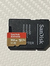 SanDisk Extreme 512GB microSDXC V30 Memory Card w/ SD Adapter