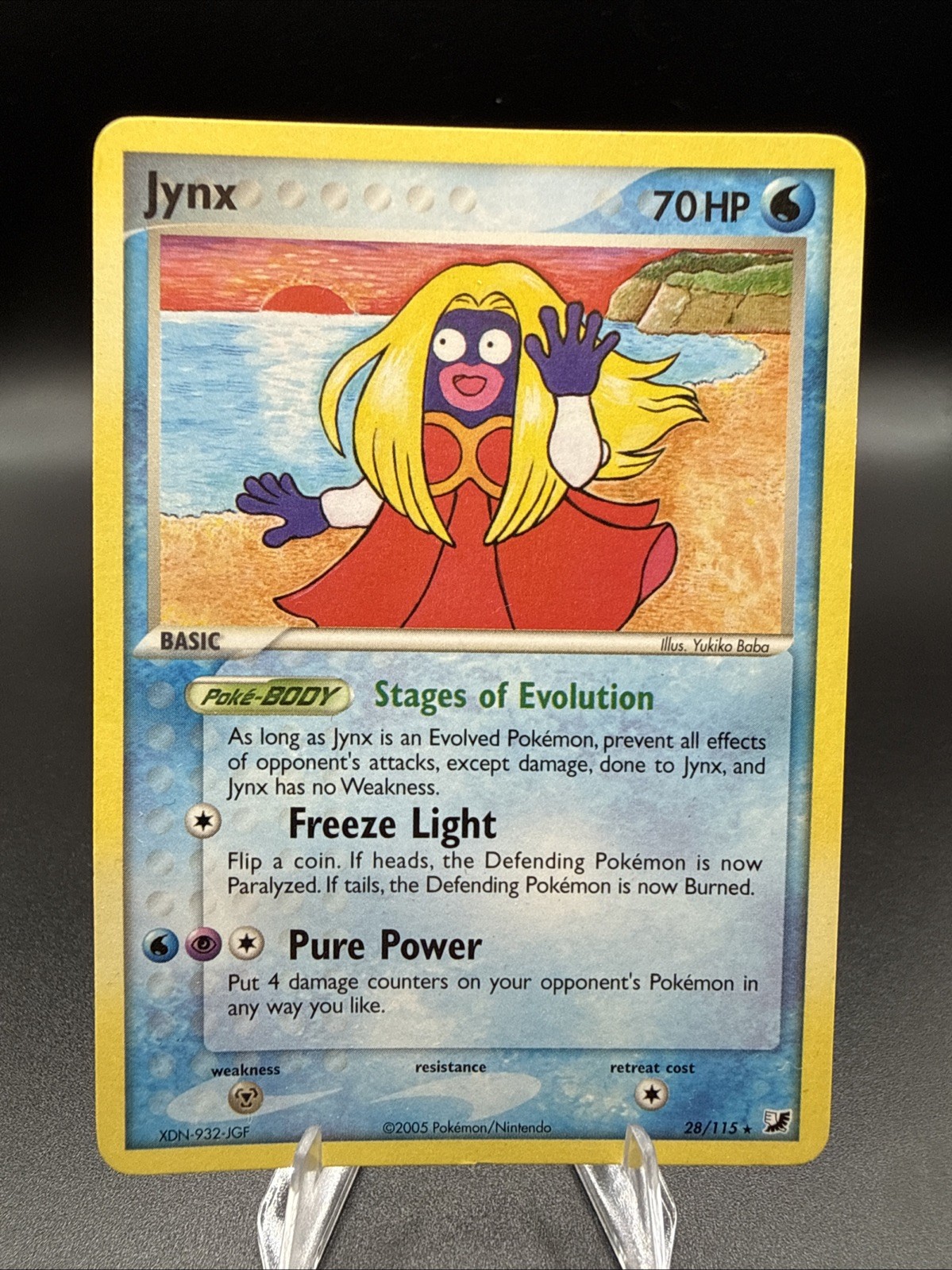 Jynx 28/115 Rare Unseen Forces Pokemon /LP