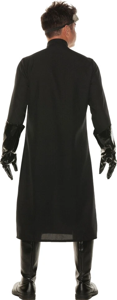 Disfraz de Doctor Loco para Hombre Científico Loco Halloween Profesor Look Abrigo de Laboratorio Foto 2 de 2