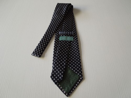 ANDREW'S TIES SILK TIE SETA CRAVATTA MADE IN ITALY 1822 - Foto 5 di 6