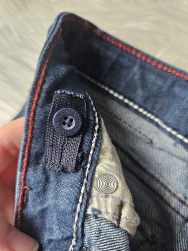Tommy Hilfiger Boy's Size 4 Dark Wash Jeans With Inner Adjustable Elastic Waist - Picture 6 of 10