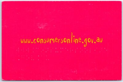 #ad Postcard Consumer Online $3.46