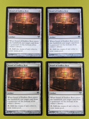 Vessel of Endless Rest x4 Avacyn Restored 4x Playset Magic the Gathering MTG 