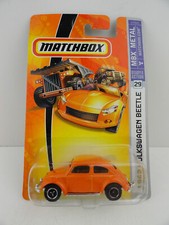 2007 Matchbox #29 1962 Volkswagen Beetle (Orange) - Rear Wheel Error