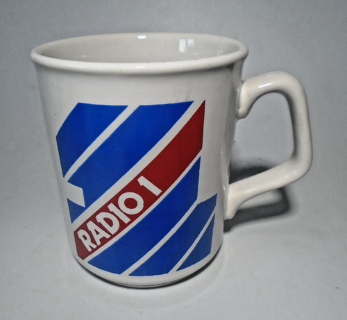 Vintage 70er 80er Jahre Werbetasse: BBC Radio 1 Logo