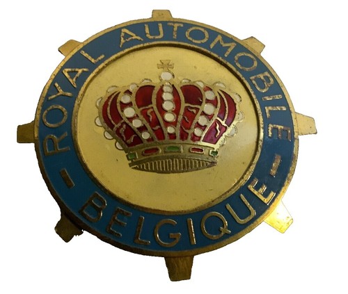 ANCIEN BADGE PLAQUE emaillé de calandre BLUTEN RALLYE 1957 MSC naurod