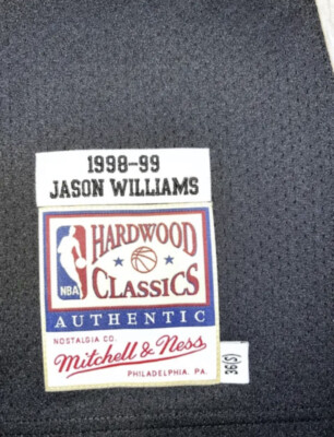 100% Authentic Jason Williams #55 Mitchell & Ness Sacramento Kings