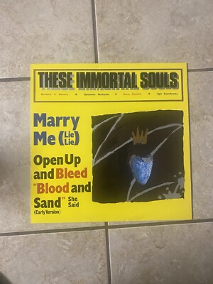 These Immortal Souls Marry Me (Lie Lie) Mute 1987 UK Pressing Rowland S Howard