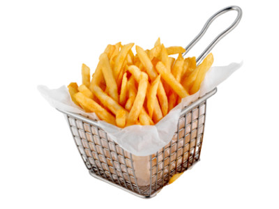 Display Fake Food Prop French Fries Basket New