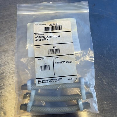 Abbott 7-95548-01 Accumulator Tube Assembly for Architect System Lab
