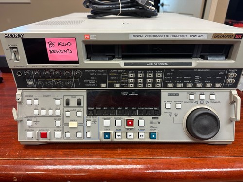 Sony DNW-A75 Digital Video Cassette Recorder Betacam SX - Picture 3 of 4