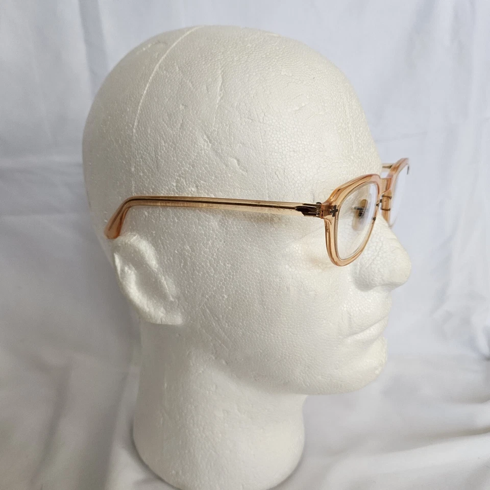 Marcos de gafas de seguridad vintage Bausch and Lomb translúcidos melocotón/carne 44[]24 Foto 3 de 4