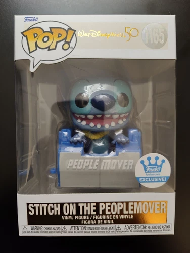 Funko Pop! Vinyl - Stitch on the Peoplemover - Funko (Exclusive) #1166 Disney