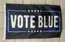 Vote Blue Vote Democrat Flag FREE SHIP Save America Biden Harris USA Sign 3x5'