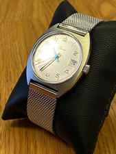 Vintage Bucherer Cushion Case/C-Shape Automat...
