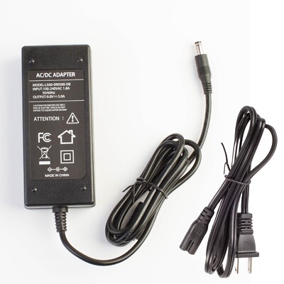 9v 5A Power Supply Adapter 45w AC 100 to DC 9v 5.5 x 2.1mm plug