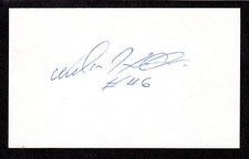Wilson Heredia ( Debut 1995 ) TEXAS RANGERS  SIGNED AUTOGRAPH AUTO 3x5 INDEX COA