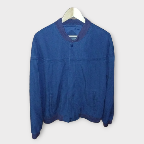 Jacket Windbreaker Men's XLT David Taylor (X-Large Tall) Blue Pockets Full Zip - Picture 7 of 7