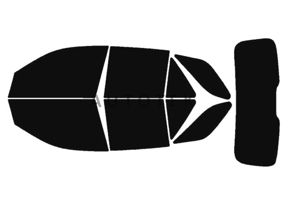 PreCut Side Window Premium Film Any Tint Shade For Mercedes-Benz GLE 2016-2019 - Image 3 of 4