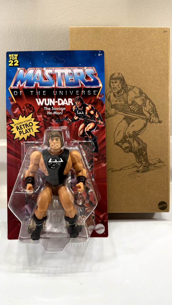 Wun-Dar Savage He-Man Masters of the Universe Origins MOTU Mattel New MOC