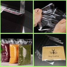 1000 St&uuml;ck Adh&auml;sion T&uuml;ten Beutel Plastikt&uuml;te Selbstklebend Verpackung Folie OPP